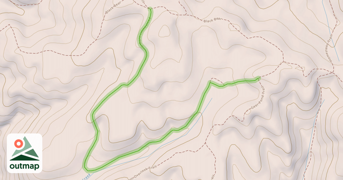 Map of Osborn Homestead