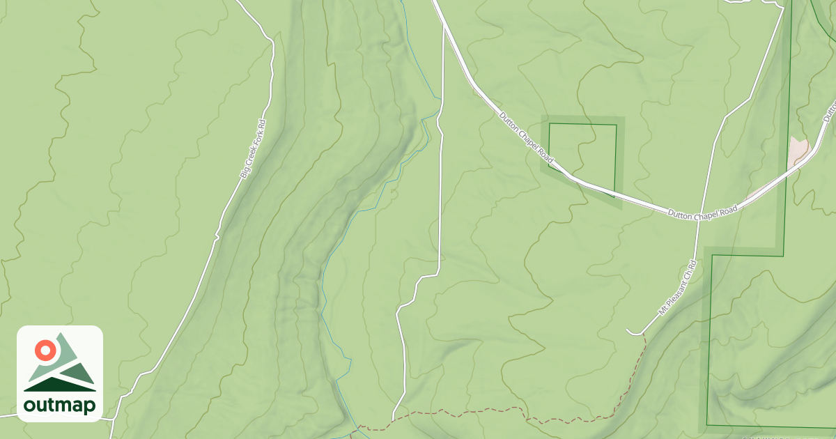 Map of MT PLEASANT CH W