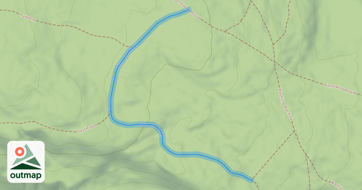 Map of Chris and Brad's