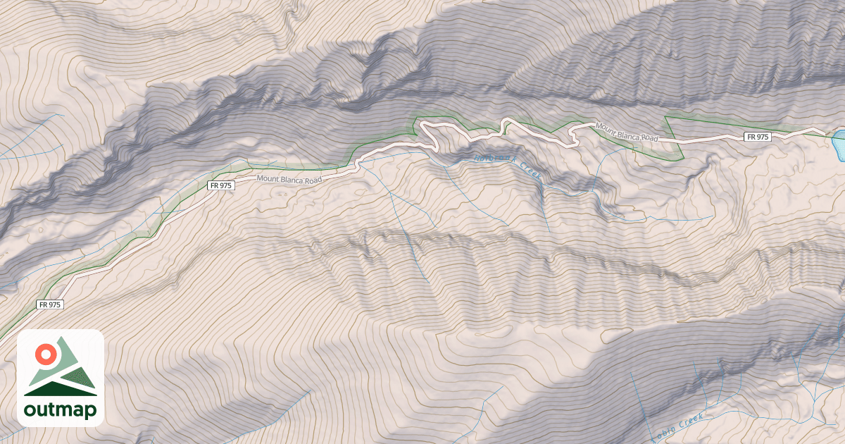 Map of MT BLANCA