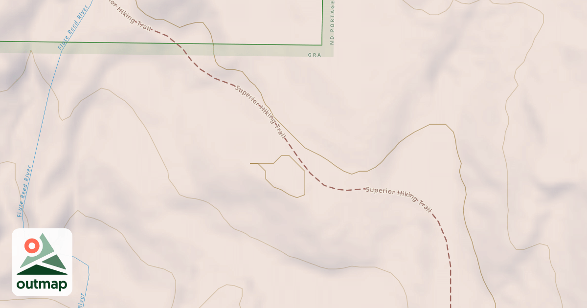 Map of Hovland Woods Trail