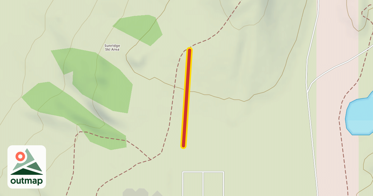 Map of Sunrunner Carpet Lift