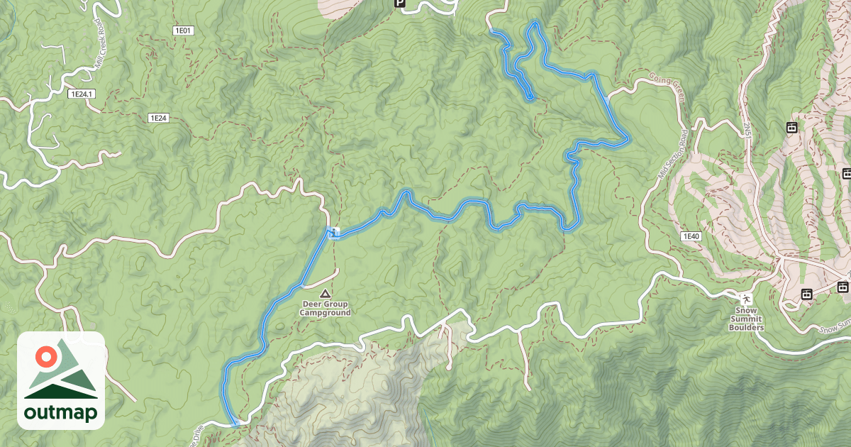 Map of Knickerbocker Road 2N08