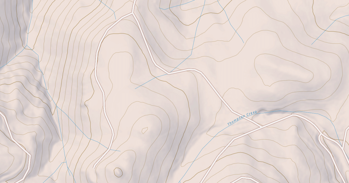 Map preview of CLAREMONT SPUR