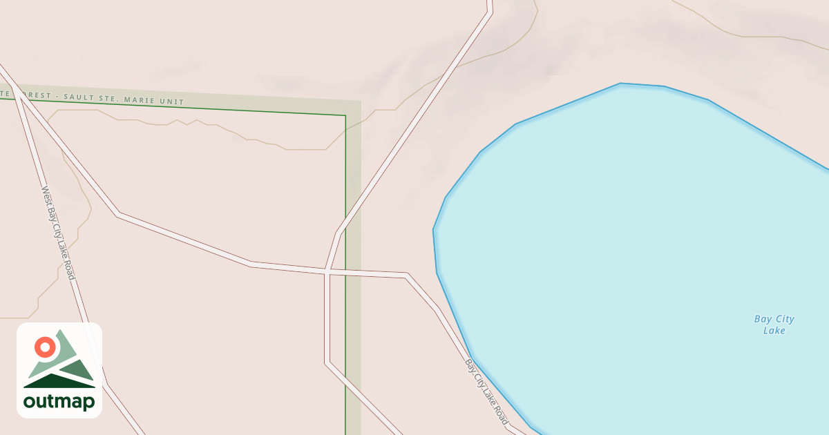 Map of Bay City Lake Trail