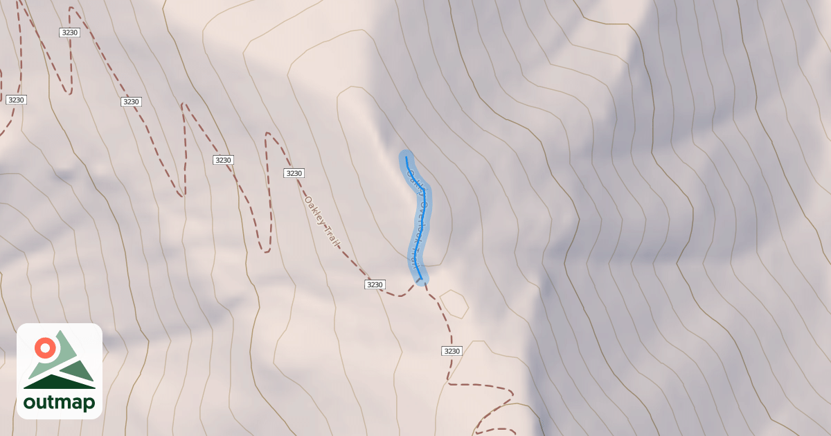 Map of Oakley Overlook Trail