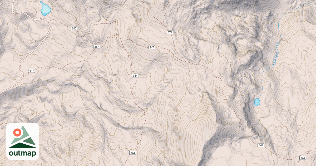 Map of Elk Lake