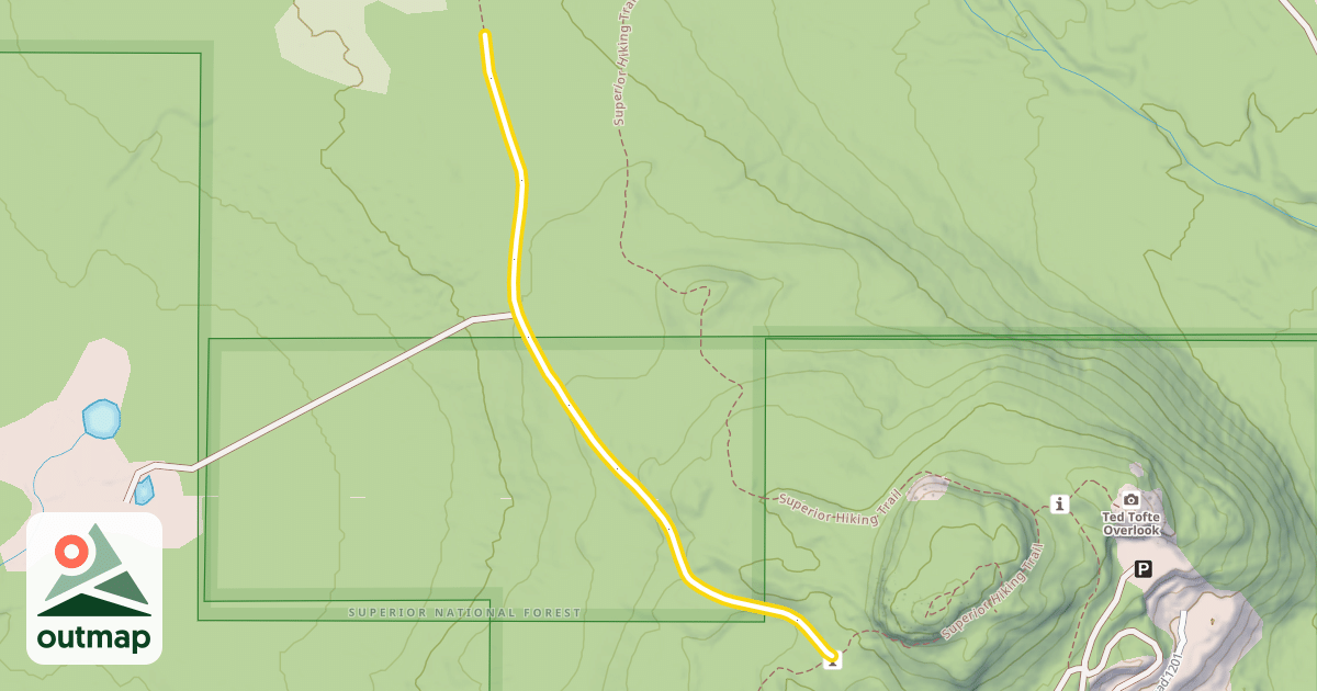 Map of Summit View Trail