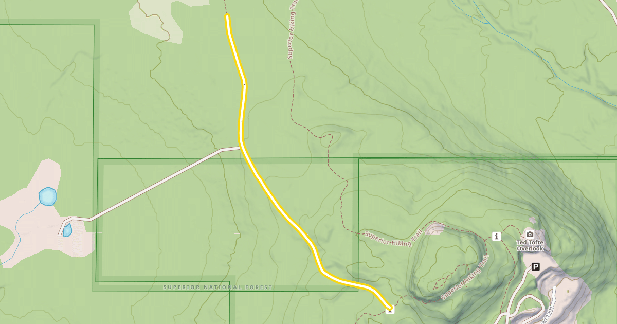 Map preview of Summit View Trail