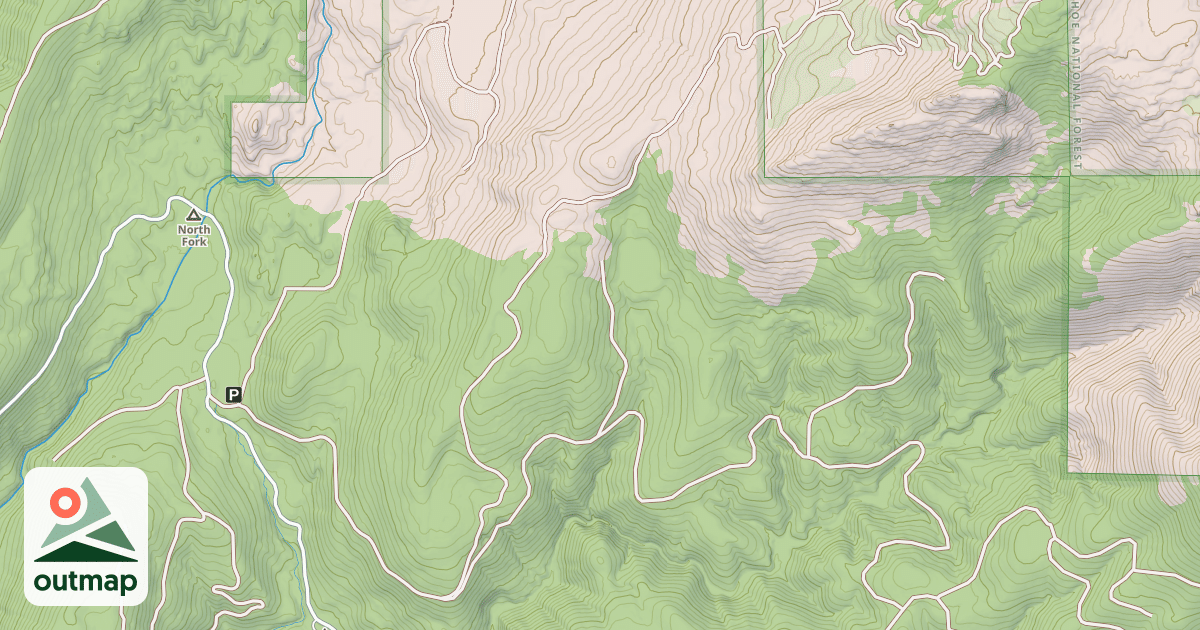 Map of BLACK MOUNTAIN