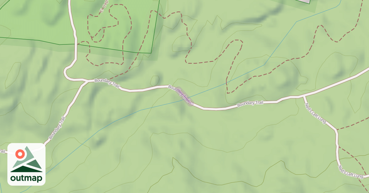 Map of Boundary Trail