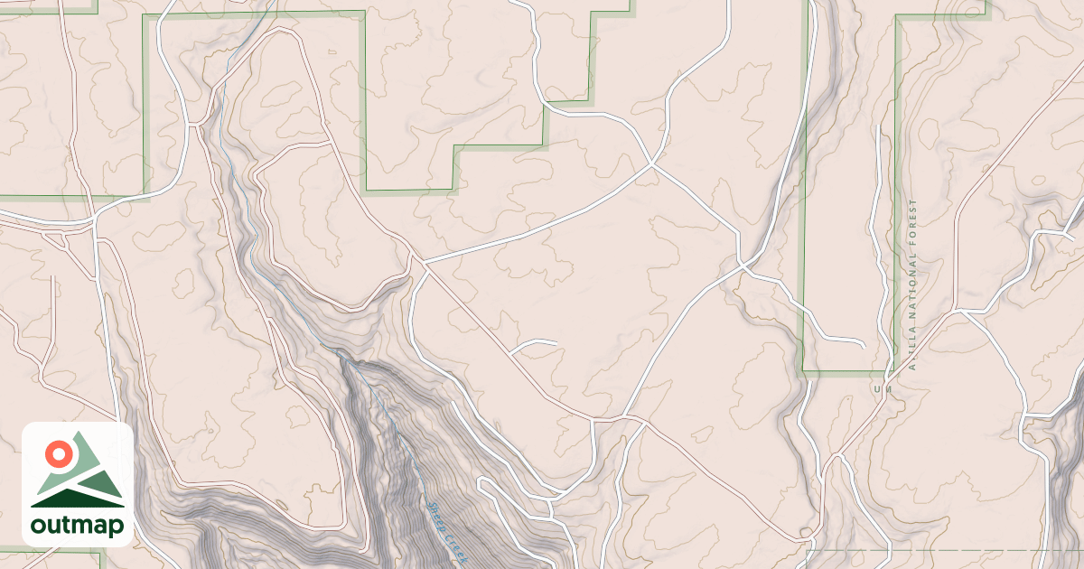 Map of USFS Motor Vehicle Use Map Roads {96A2FA88-0BE8-46DF-9356-4B1077181D90}
