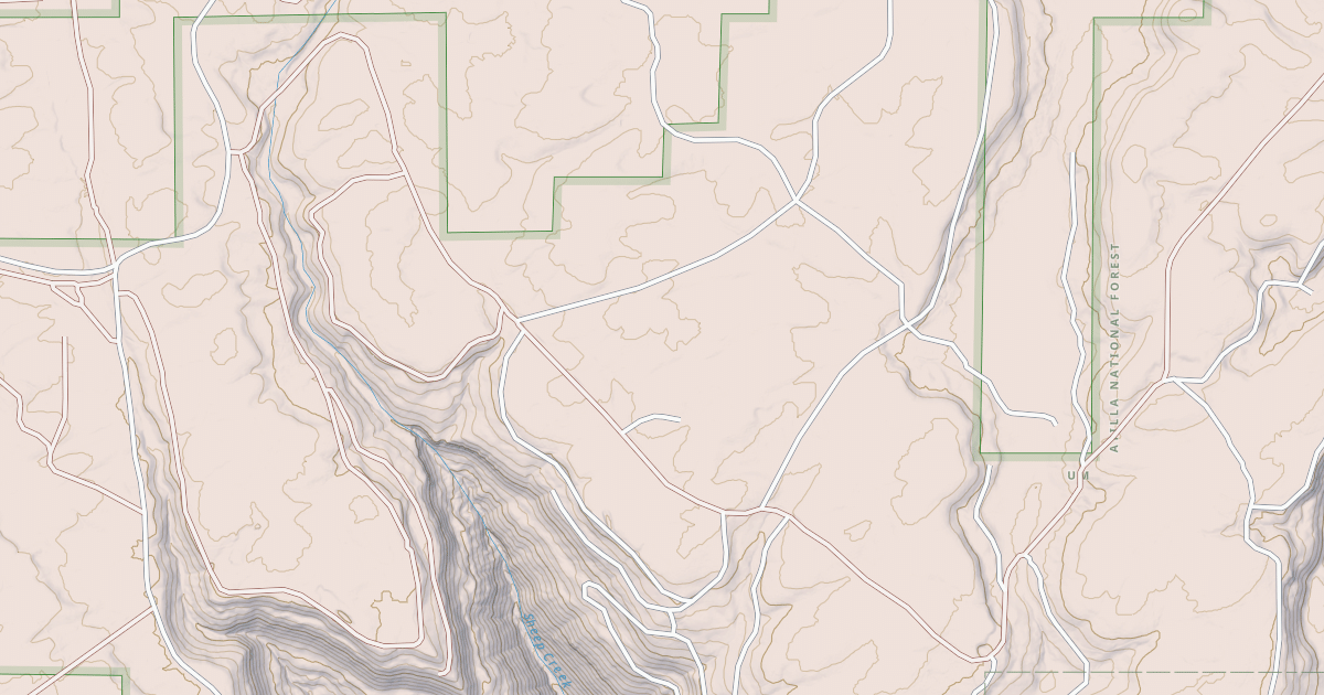 Map preview of USFS Motor Vehicle Use Map Roads {96A2FA88-0BE8-46DF-9356-4B1077181D90}