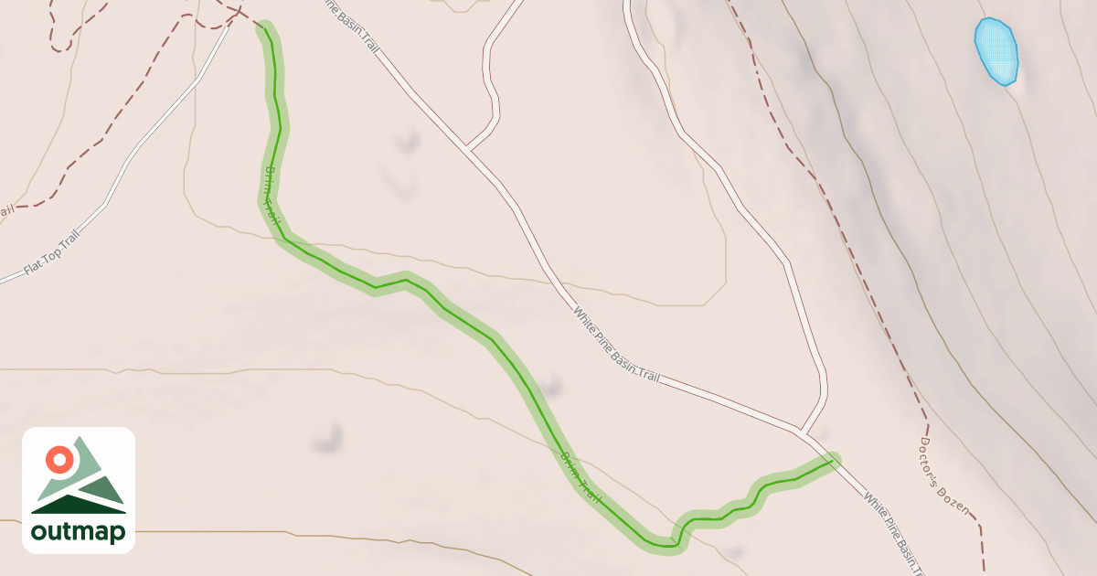 Map of Brim Trail
