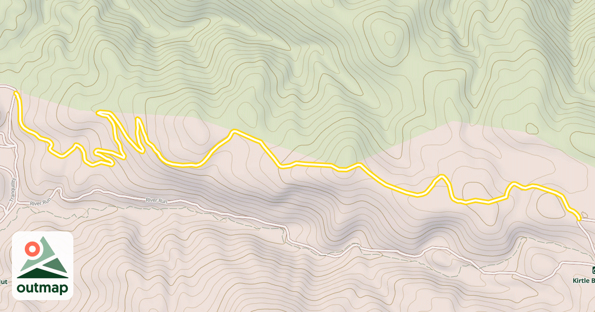 Map of Kirtle Burn Track