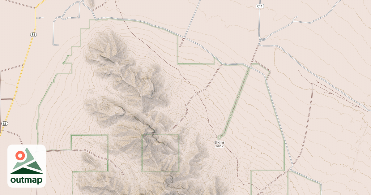 Map of Continental Divide National Scenic Trail