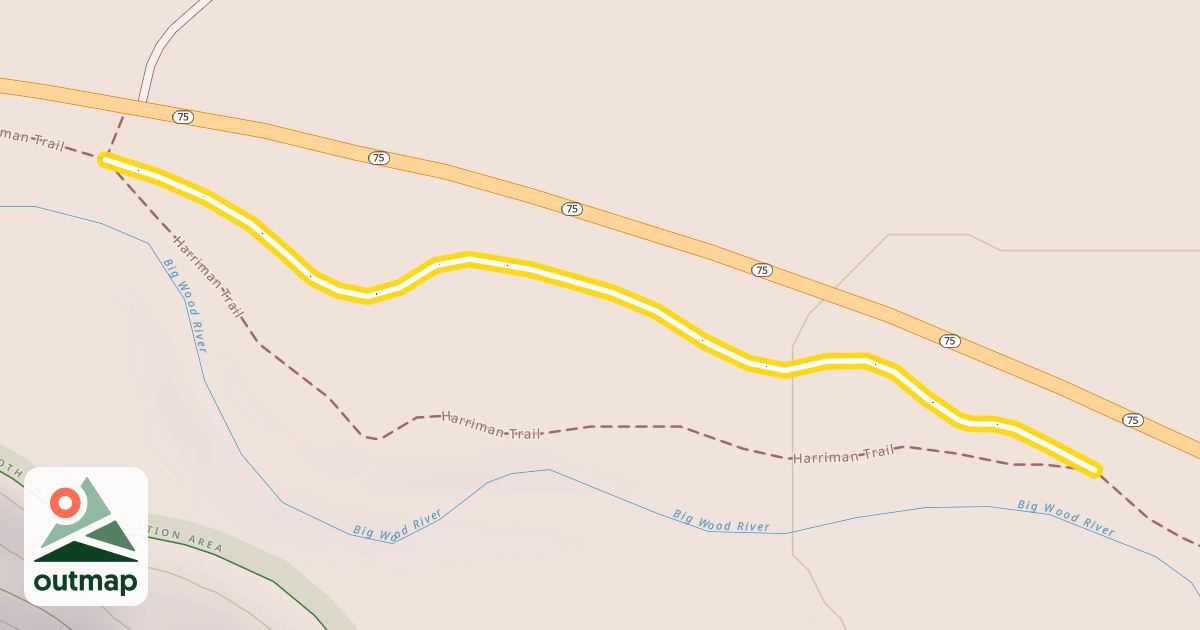 Map of Harriman Trail