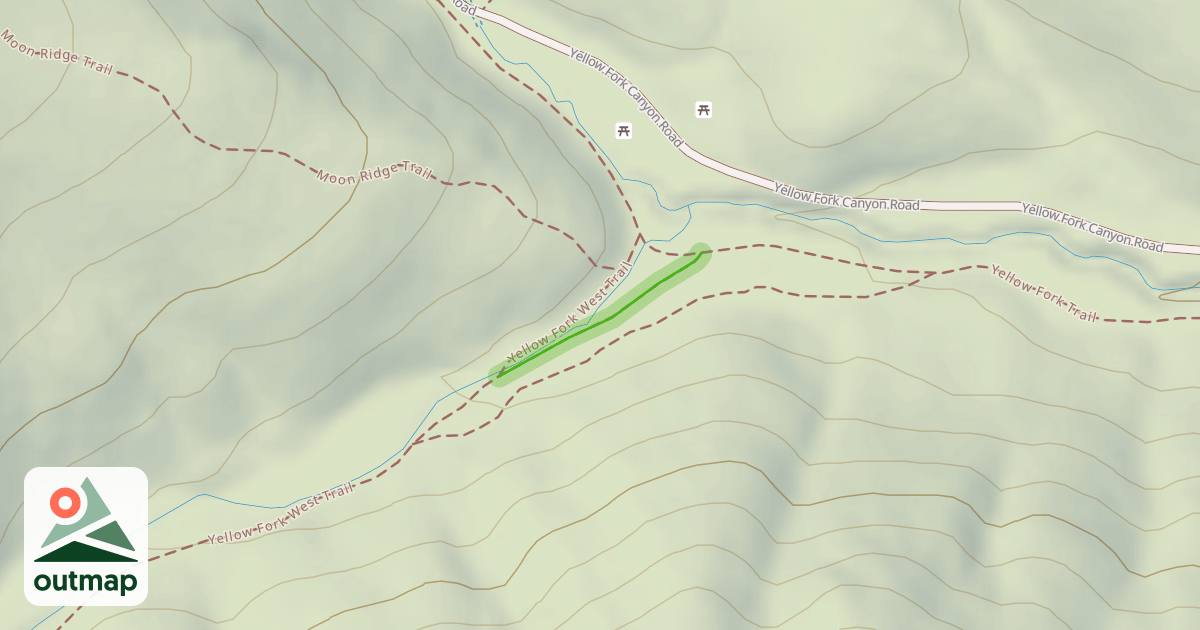 Map of Big Rock Trail