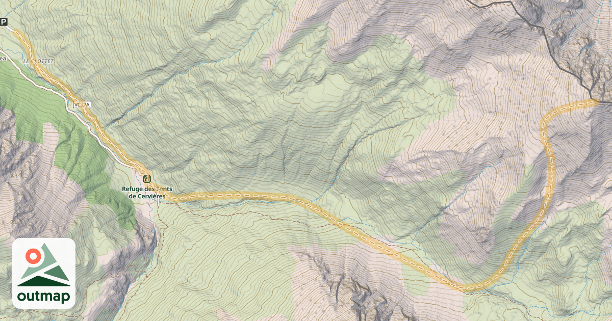Map of Cimde Clausis — Le Bourgea