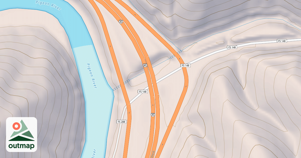 Map of COLD SPRINGS
