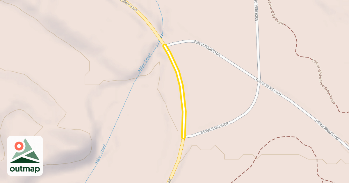 Map of Chiwawa River Road