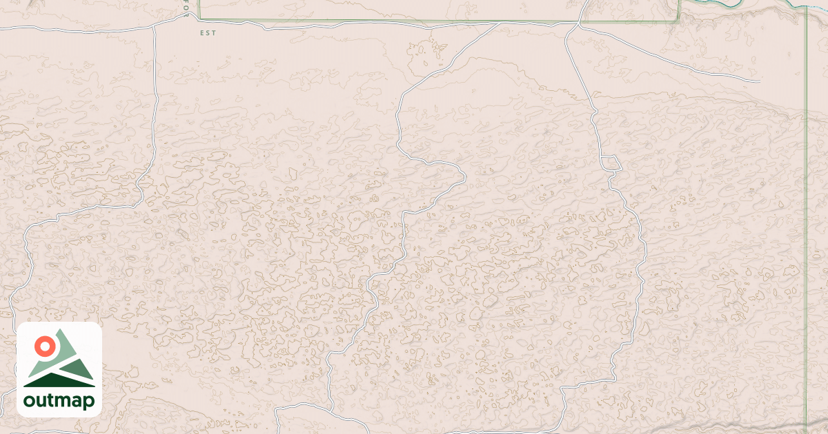 Map of STEER CREEK EAST