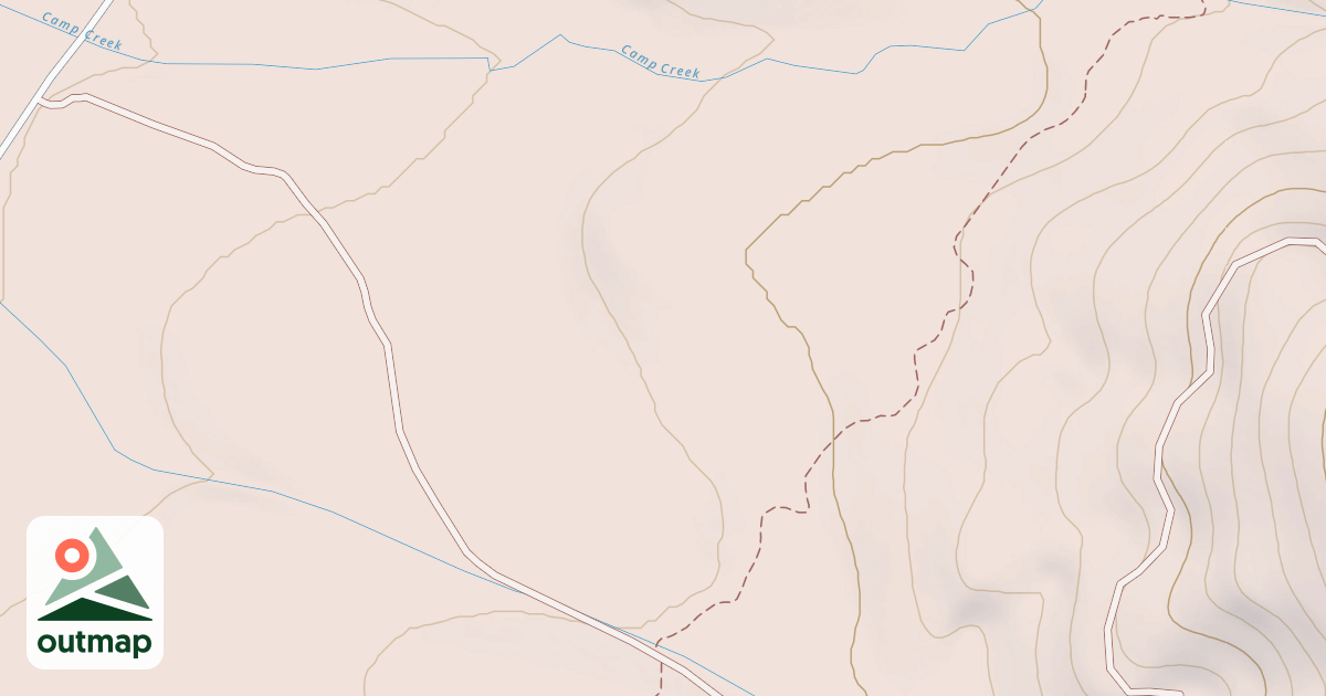 Map of FLAT BEAR
