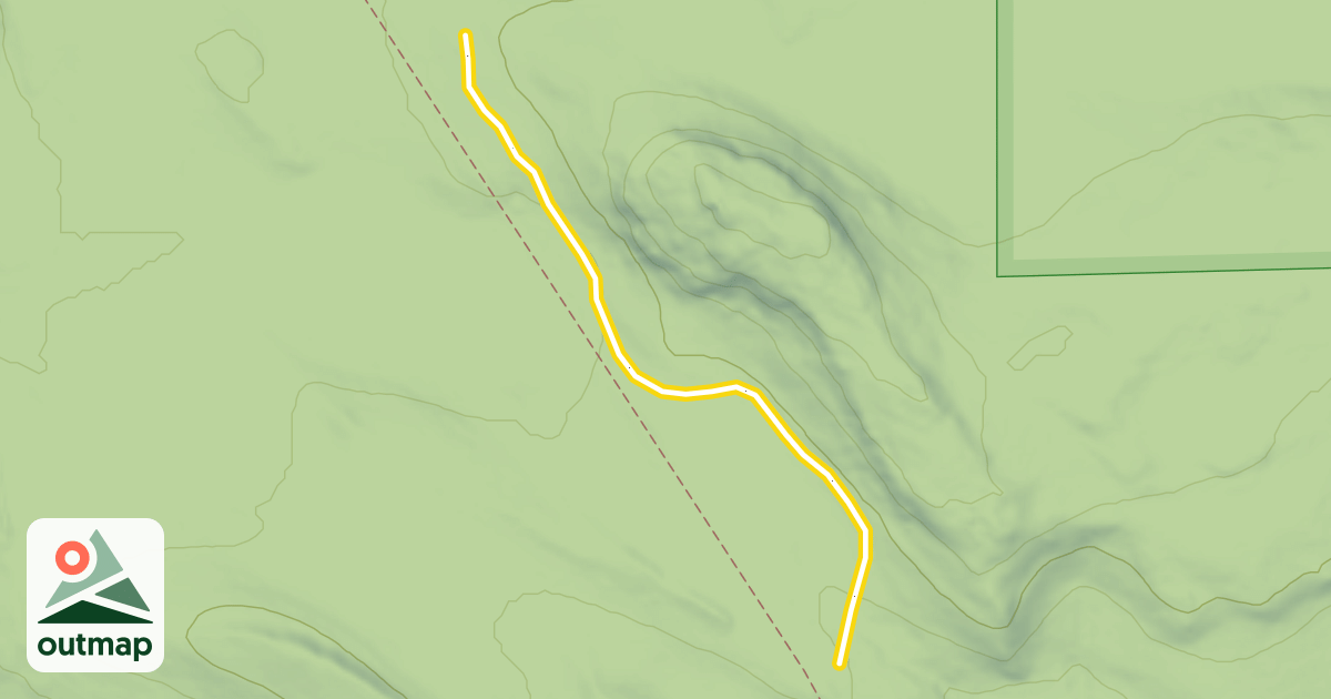 Map of Northwoods Ski Trails