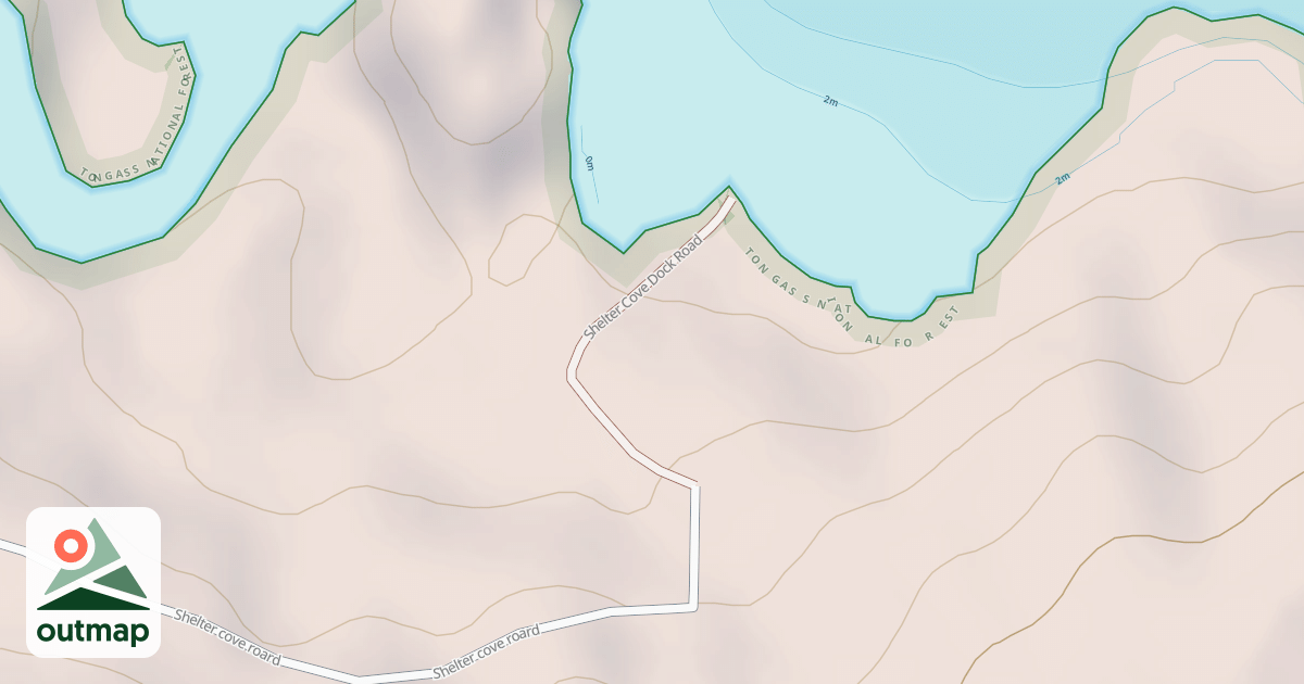 Map of SHELTER COVE FS DOCK