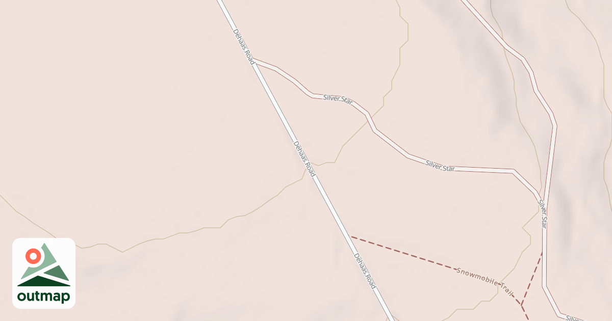 Map of Beech Creek Snowmobile Trails