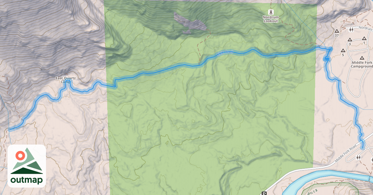 Map of CCC Trail