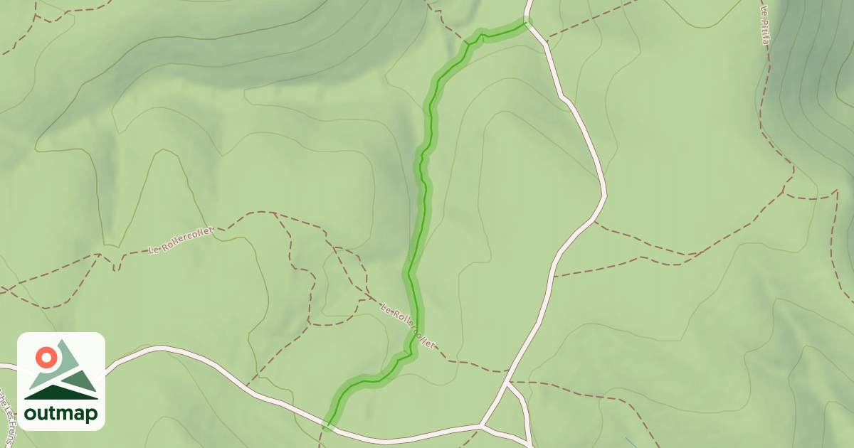 Map of La Bûcheronne