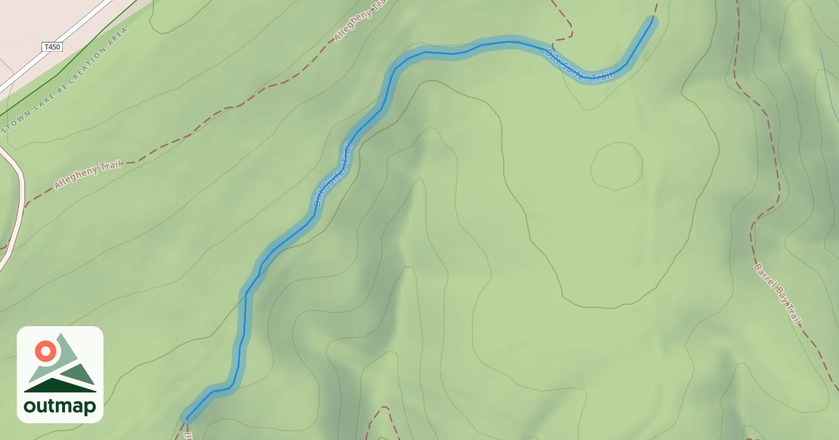 Map of Dirt Surfer Trail