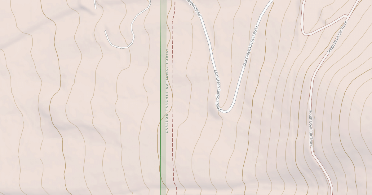 Map preview of Boundary Trail