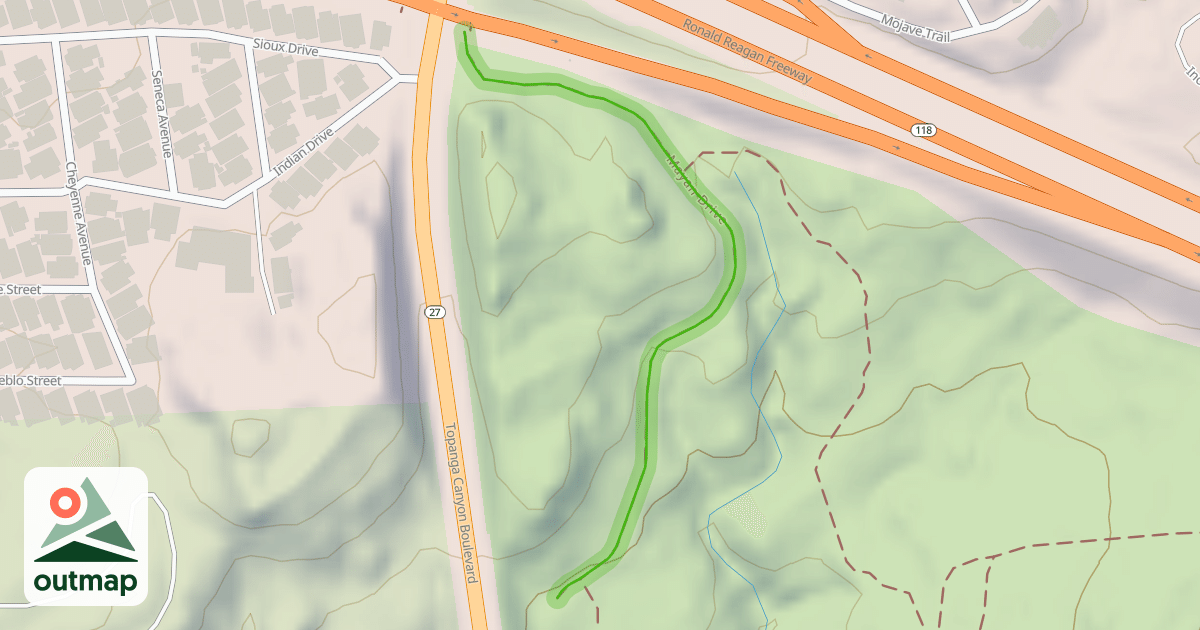 Map of Mayan Drive