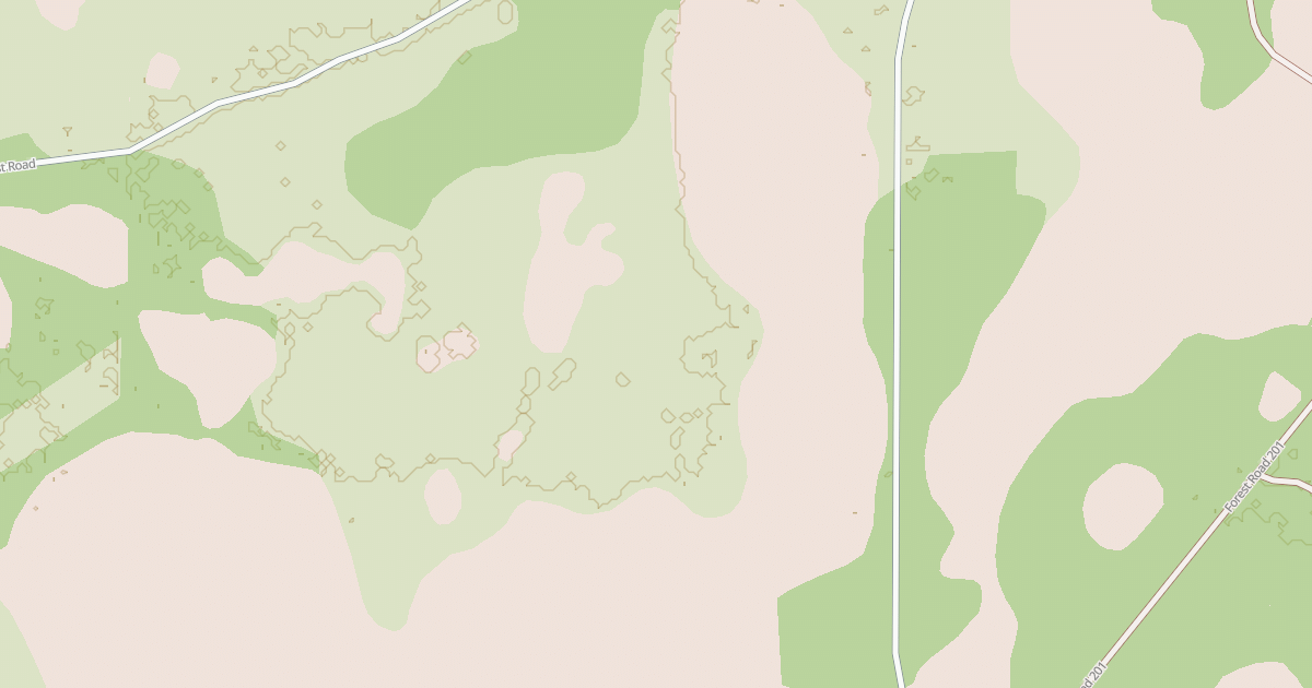 Map preview of USFS National Forest System Roads {C0E49A61-B45F-413C-A3CF-9779B1151393}