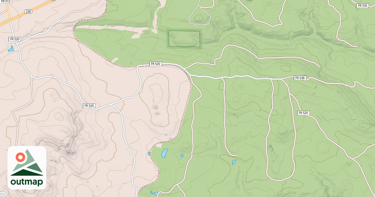 Map of EAGLE SPUR