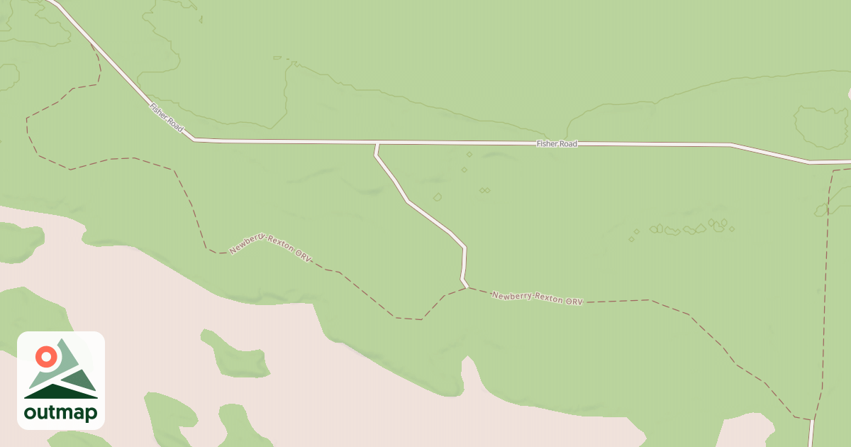 Map of Newberry-rexton Motorcycle Trail