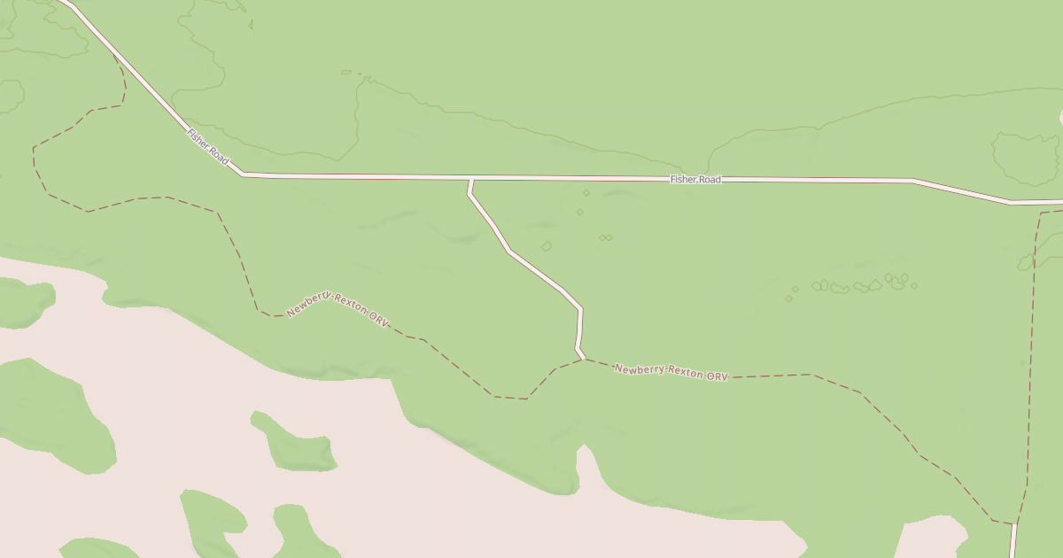 Map preview of Newberry-rexton Motorcycle Trail