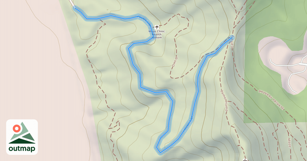 Map of Houser Trail