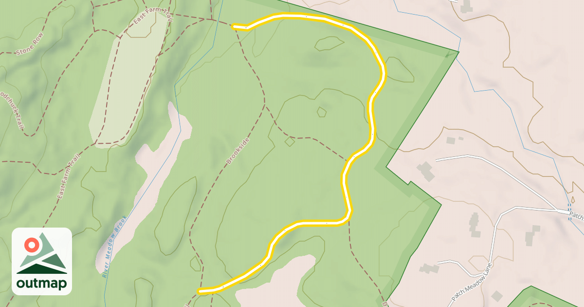 Map of Woodchuck Trail