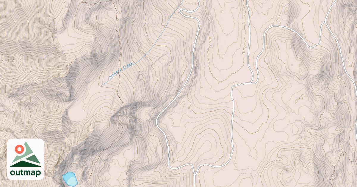 Map of ELKHORN BASIN
