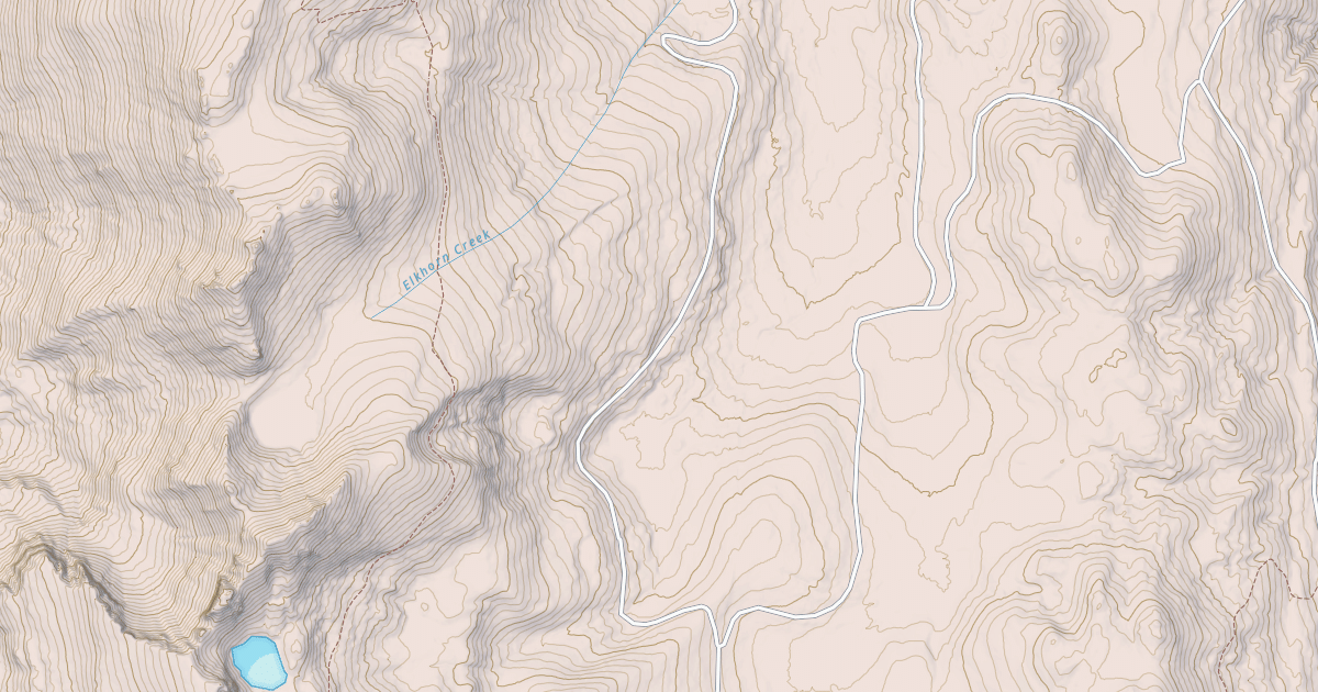 Map preview of ELKHORN BASIN