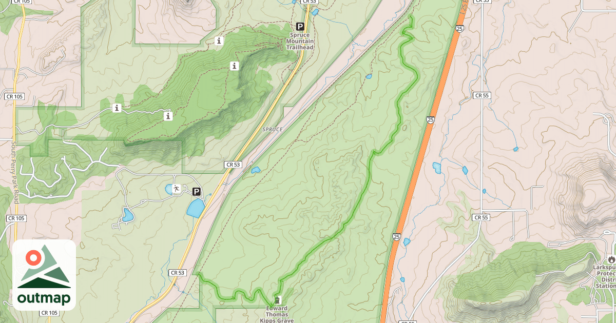 Map of Kipps Trail