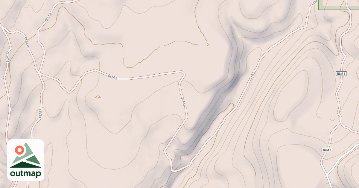 Map of Dry Creek Single Trail