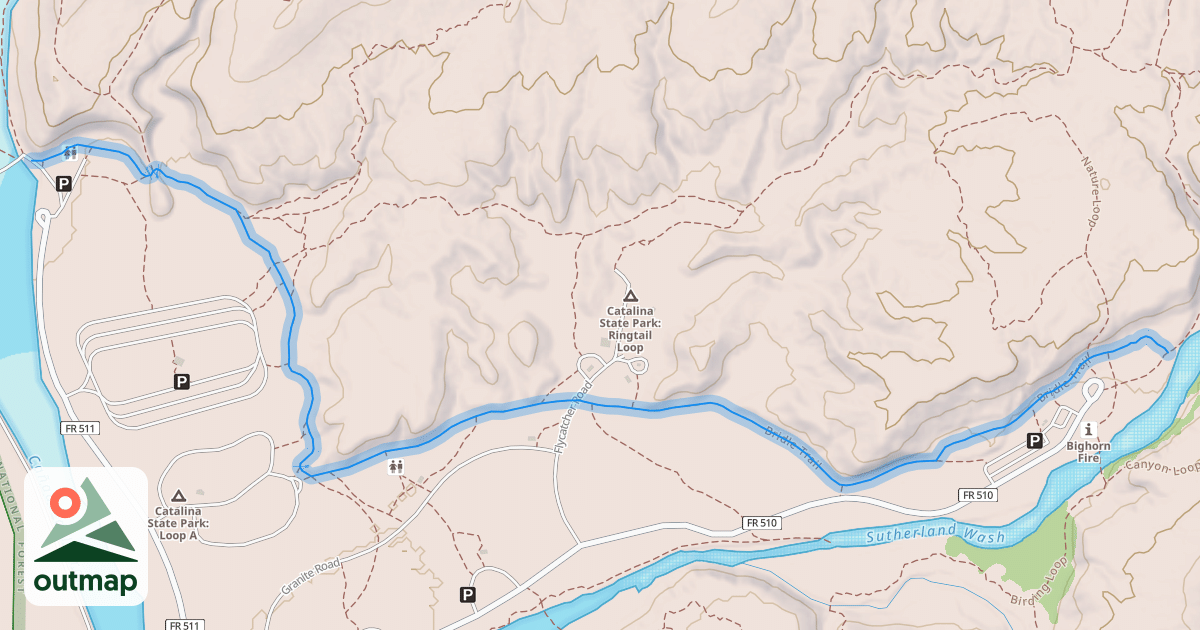 Map of Bridle Trail