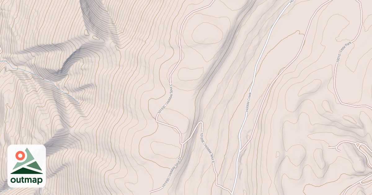 Map of HOBBLE SPUR C