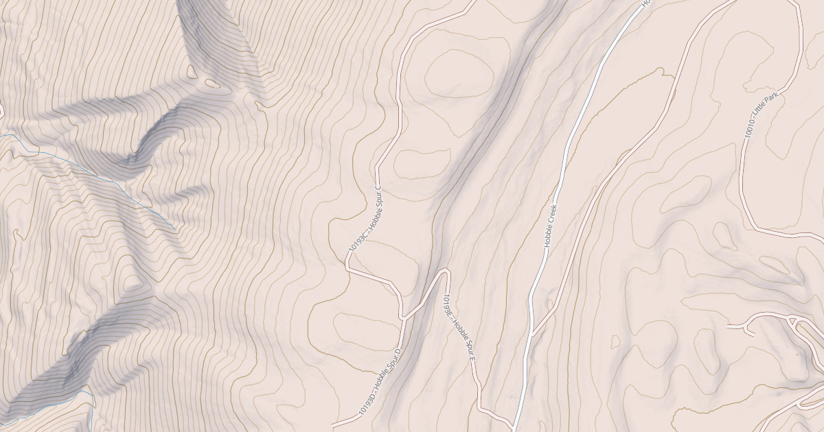 Map preview of HOBBLE SPUR C