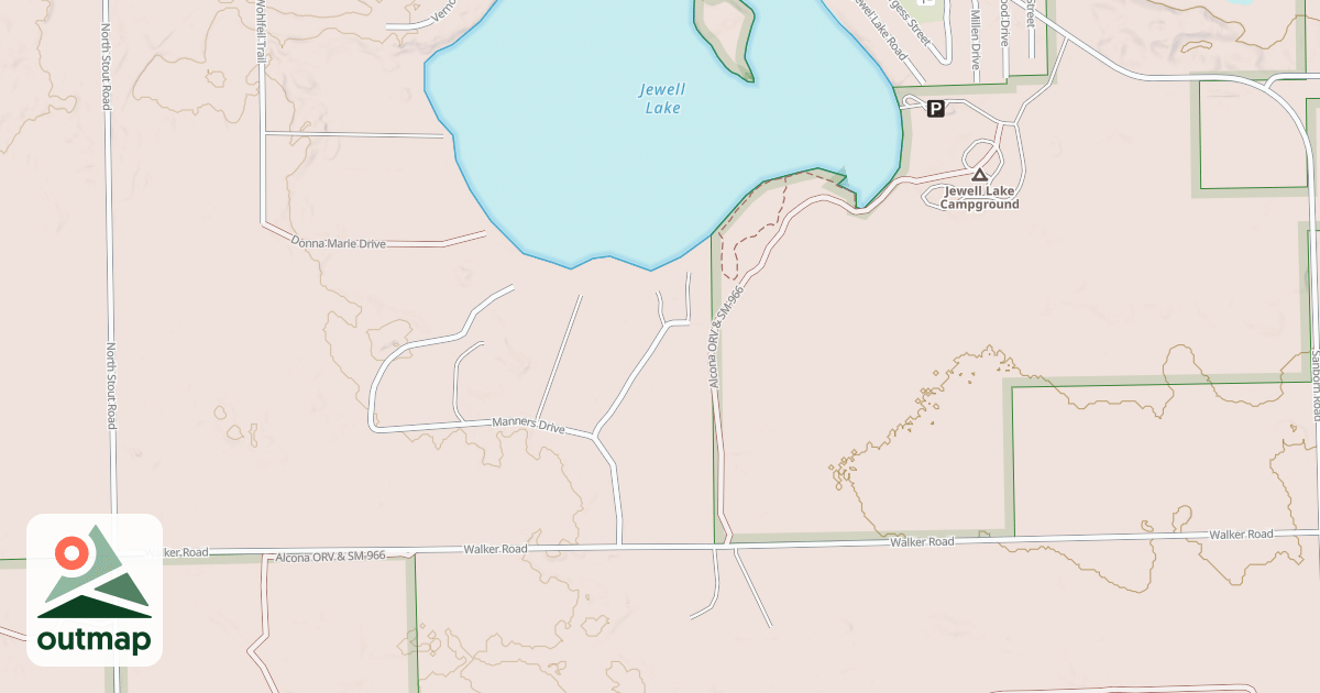 Map of Alcona Smt Barton City Dnr966