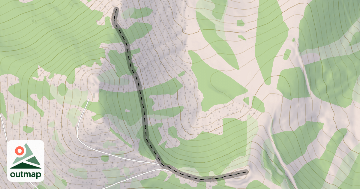 Map of Wardner Peak Traverse